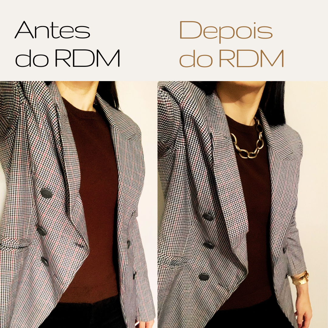 Antes e depois do RDM — aluna 5