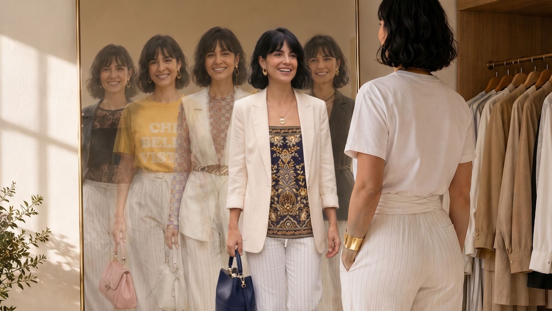 Você aprende a pensar como uma stylist